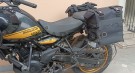 Fit For Royal Enfield New Himalayan 450 Black Canvas Pannier Bags - SPAREZO